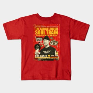 POSTER TOUR - SOUL TRAIN THE SOUTH LONDON 152 Kids T-Shirt